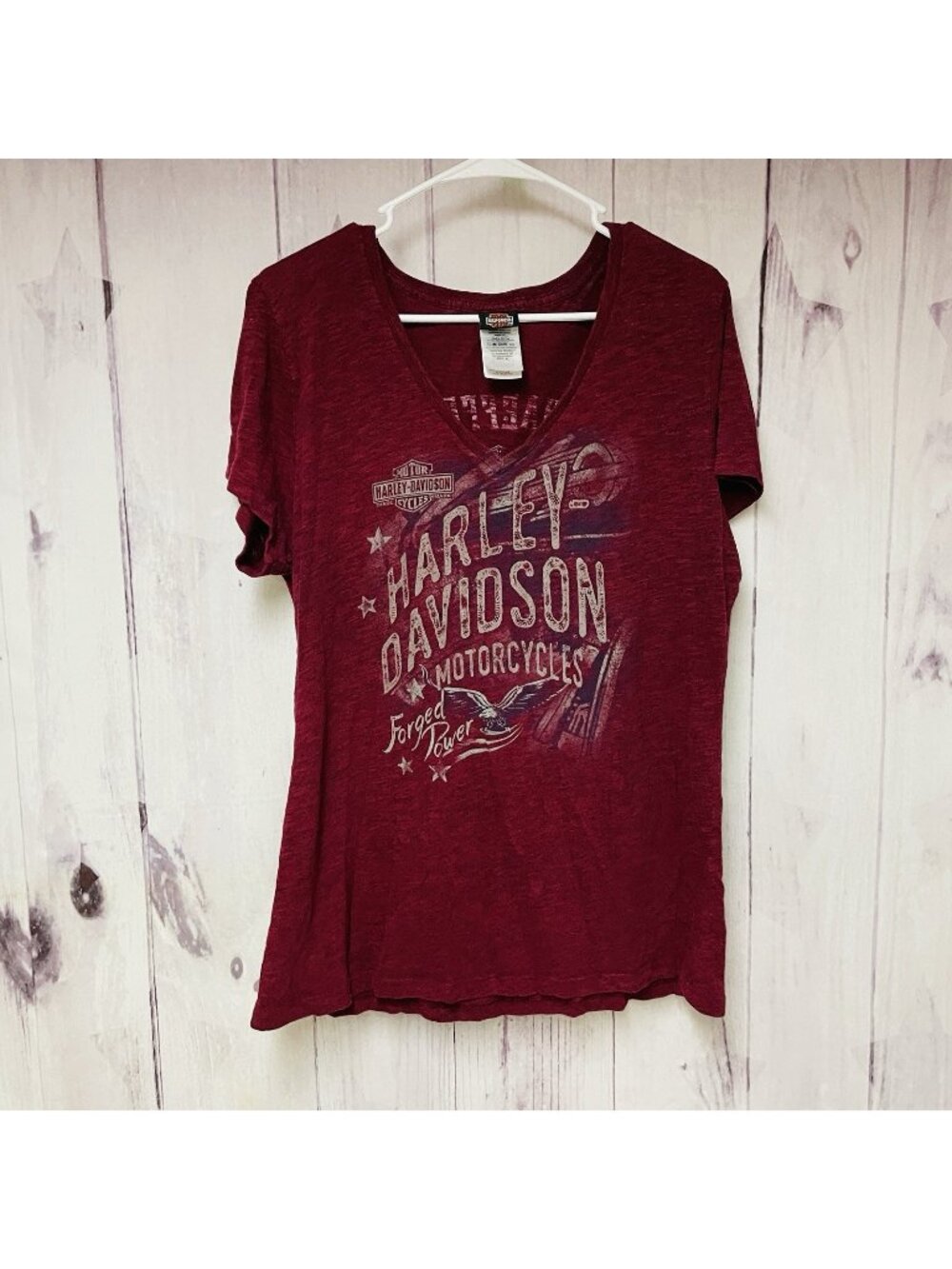 Harley Davidson Motorcycle Shirt Women's Size XL Schaeffers Orwigsburg PA Power